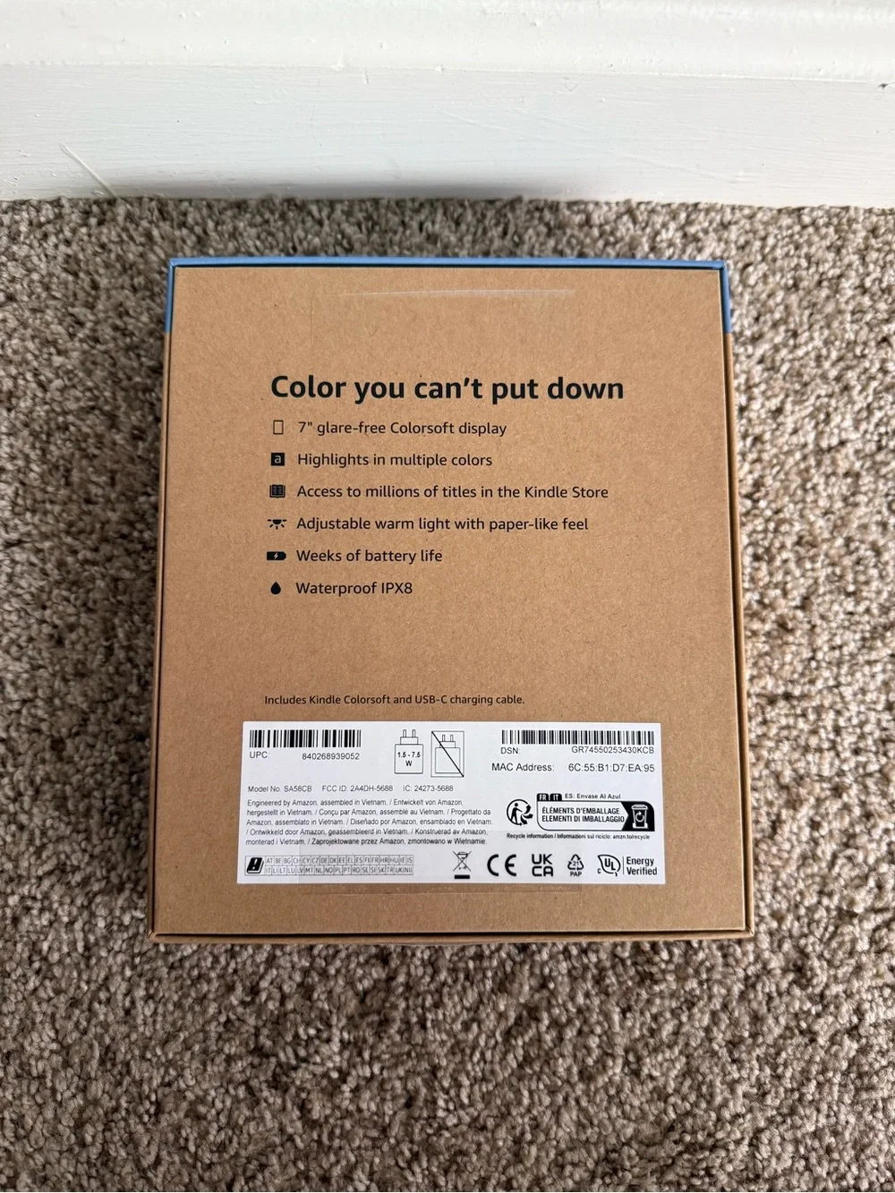 Kindle Colorsoft 16GB